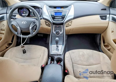 2013 Hyundai Elantra Gls z USA, uszkodzony, nr VIN 5NPDH4AEXDH342396